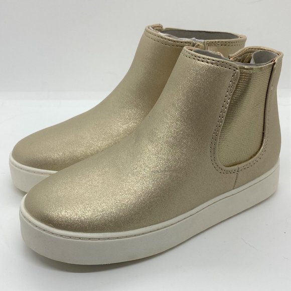 Cat & Jack Other - Cat & Jack girls casual slip on sneakers-gold-11